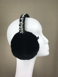 real rex rabbit earmuffs 2023 furry earflap ear warmer - LVCOMEFF
