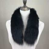 natural fox fur rex rabbit fur scarf 2023 furry classic short collar