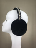 real rex rabbit earmuffs 2023 furry earflap ear warmer - LVCOMEFF