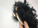 real turkey feather handbag mini 2023 luxurious purse party flower pink color - LVCOMEFF