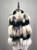 real rex rabbit fur raccoon  fur fox fur scarf 2023 furry classic
