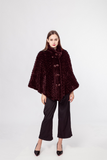knitted mink fur  shawl  for dinner party 210723 - LVCOMEFF