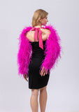 ostrich feather long sleeve for party wedding luxurious arm glove  with belt free shipping