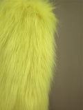 faux fur leg warmer 2023 y2k furry Women Fuzzy Long Boot Cuff Covers pink - LVCOMEFF