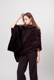 knitted mink fur pullover 210719