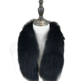 natural fox fur rex rabbit fur scarf 2023 furry classic short collar