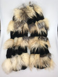 real rex rabbit fur raccoon  fur fox fur scarf 2023 furry classic