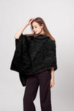 knitted mink fur pullover 210719