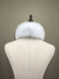 natural fox fur rex rabbit fur scarf 2023 furry classic short collar