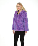 real rex rabbit coat with hood woman casual 2023 Autumn winter coat furry - LVCOMEFF