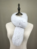 natural fox fur rex rabbit fur scarf 2023 furry classic short collar