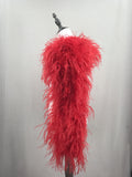 ostrich feather long sleeve for party wedding luxurious arm glove  elegant scarf free shipping