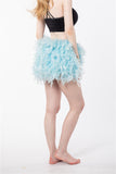 LVCOMEFF real  feather skirt  free shipping  210721-9