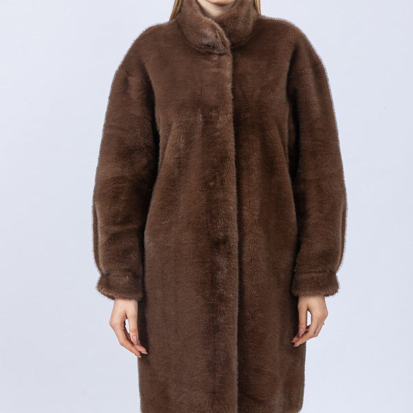 faux fur coat long style  furry casual thick warm fur  2023 Autumn winter coat free shipping