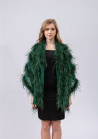 ostrich feather shawl lace cape luxurious for party wedding elegant furry free shipping