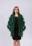 ostrich feather shawl lace cape luxurious for party wedding elegant furry free shipping