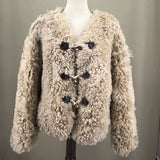 real lamb fur coat furry elegant 2023 Autumn Winter woman free shipping
