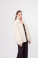 LVCOMEFF natural rex rabbit fur coat free shipping  210726