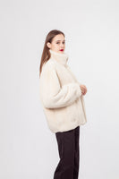 LVCOMEFF natural rex rabbit fur coat free shipping  210726